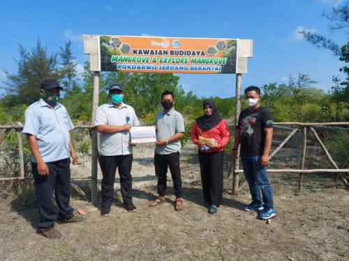 Gairahkan Wisata Pantai Serdang Beltim, PT Timah Kucurkan Bantuan untuk Pokdarwis Serdang Berantai Desa Baru